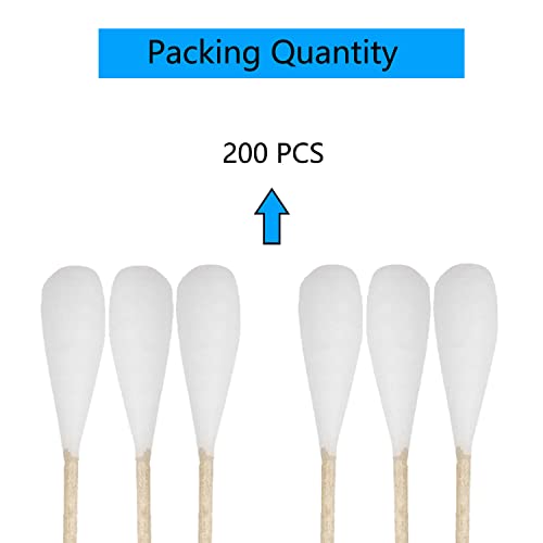 6 Inch Long Cotton Swabs (Large Size) 200pcs for Pets, Gun Cleaning or Makeup 6 Inch Long Cotton Swabs (Large Size) 200pcs for Pets, Gun Cleaning or Makeup