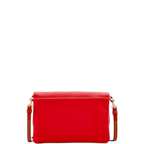 Image of Dooney & Bourke Women's Foldover Zip Crossbody, Small Handbag with Strap