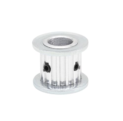 Poulie synchrone 14T en aluminium usiné avec denture circulaire de 12.6 mm