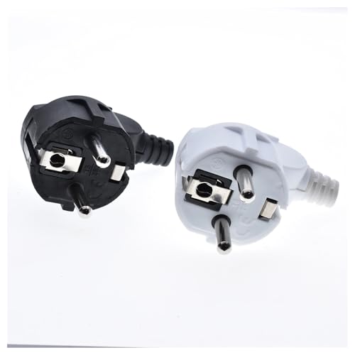 Adaptador de corriente CA de 16A y 250V enchufe negro con conector macho FAPP-01 5