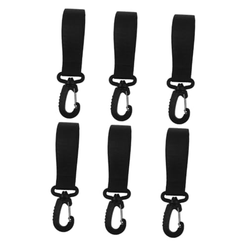 ERINGOGO Stroller Hooks Set 6 Pack for Hanging Bags Diaper Bags Mom Hook Easy Install
