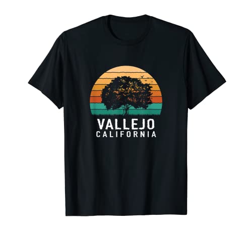 Souvenir Vallejo Vintage Sunset California Maglietta