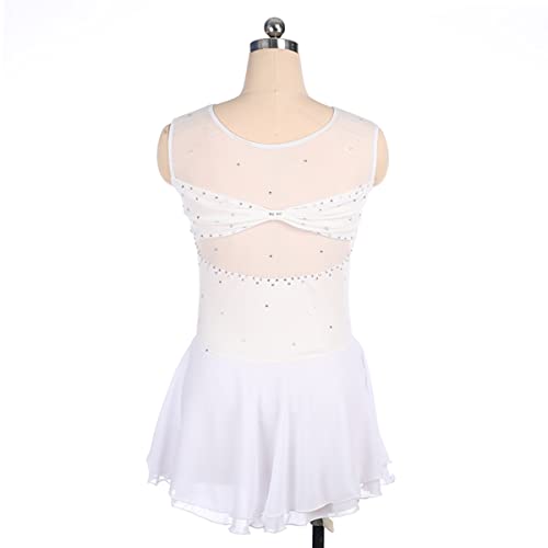 kzytamz Vestido profissional de patinação artística para menina vestido de patinação artística de ma