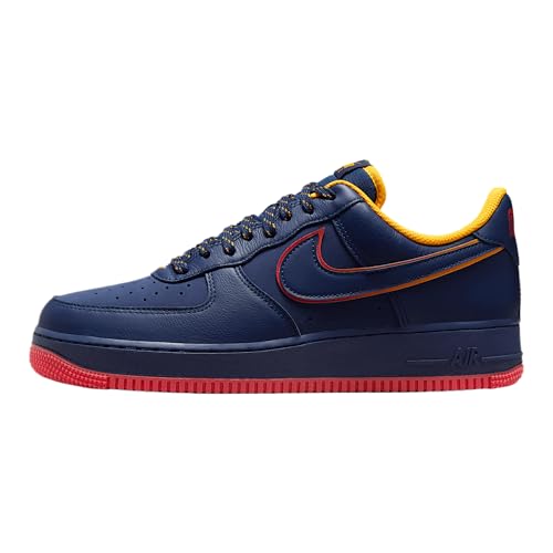 AIR FORCE 1 '07 LV8 'MIDNIGHT NAVY/BLUE VOID-LT CRIMSON'