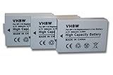 3x batería de recambio compatible con Canon Vixia HF R20, HF R200, HF R206 videocámara, cámara