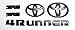 Genuine Toyota Parts - Emblem Black 4Runner (PT948-89180-02)