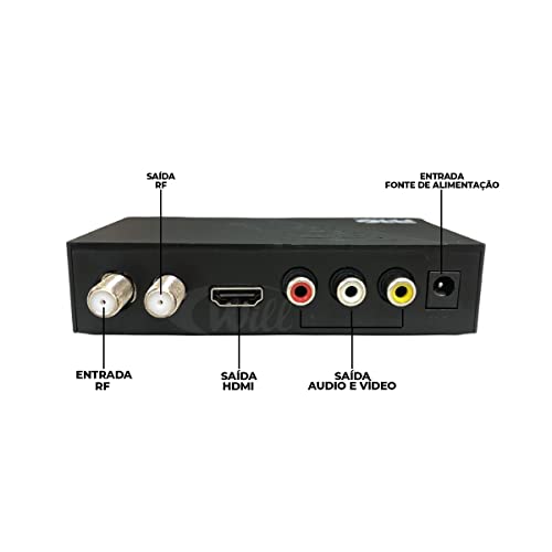 Conversor Digital Full HD Pro Eletronic PRODT1250 Preto