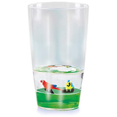 Floatarama Tumbler with Floating Parrots Cover