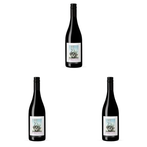 by Amazon W.O. Westkap Südafrikanischer Pinotage, Rotwein, 75cl, 1er-Pack (Packung mit 3)