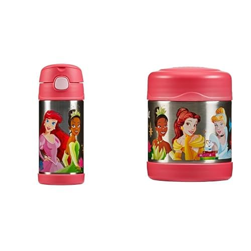 Thermos x Disney Princesses - 355ml Water Bottle + 290ml Food Flask