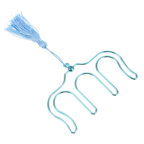 Mikinona Musical Notes Clip Metal Music Book Clip Paper Clip Holder for Desk Sheet Music Holder Holder Clips Tassel