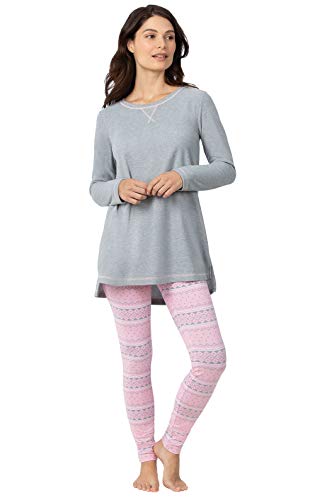 Addison Meadown Pajamas for Women - Womens Fleece Pajamas, Pink, L