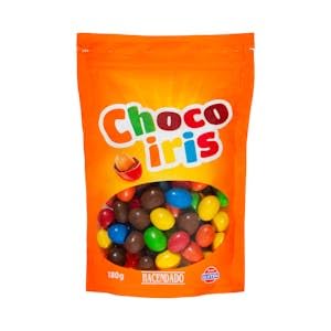 Cacahuetes Chocoiris Hacendado bañados de chocolate con leche coloreados Paquete 180 g Pack 2