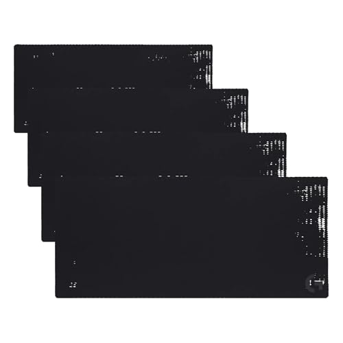 Image of Logitech G840 XL Cloth Gaming Mouse Pad - 0.12 in Thin,Stable Rubber Base,Performance-Tuned Surface - Black,(Pack of 4)