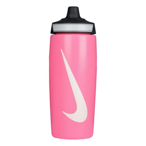 Image of Nike REFUEL BOTTLE GRIP 18 OZ - PINK GLOW /BLACK /WHITE, 532 ML