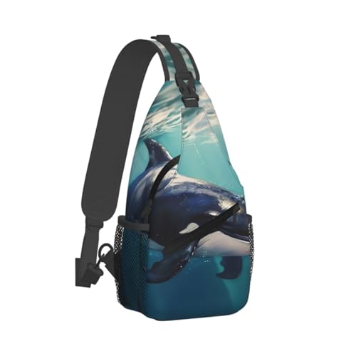 Bolso Sling para hombre y mujer tipo mochila de pecho miniatura 7