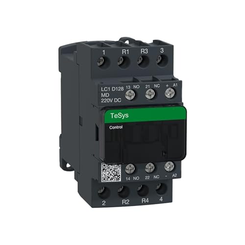 Contacteur CA LC1D contrôle moteur stable via bobine CC intégrée LC1-D128MD