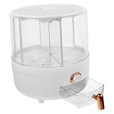 LALAFINA 防虫防潮設計 米貯蔵ディスペンサー 容量 密閉式 米び 家用 穀物 豆類収納に 便利な計量カップ付き エルゴノミクス設計で 再利用可能