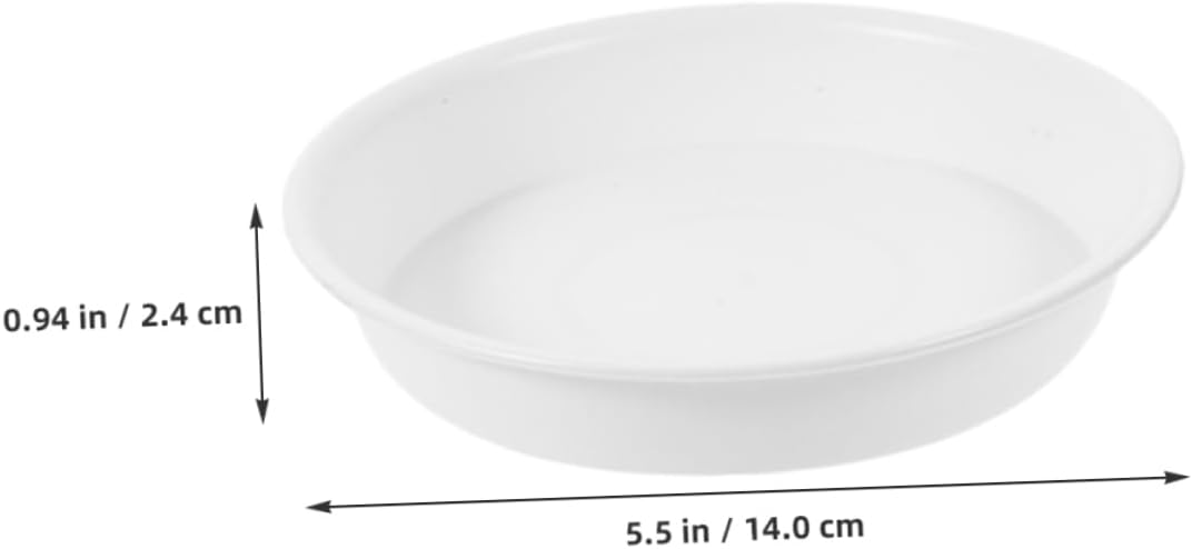 UPKOCH 30pcs Round Plant Saucer Trays for Potted Plants Water Drainage Base Plates for Use