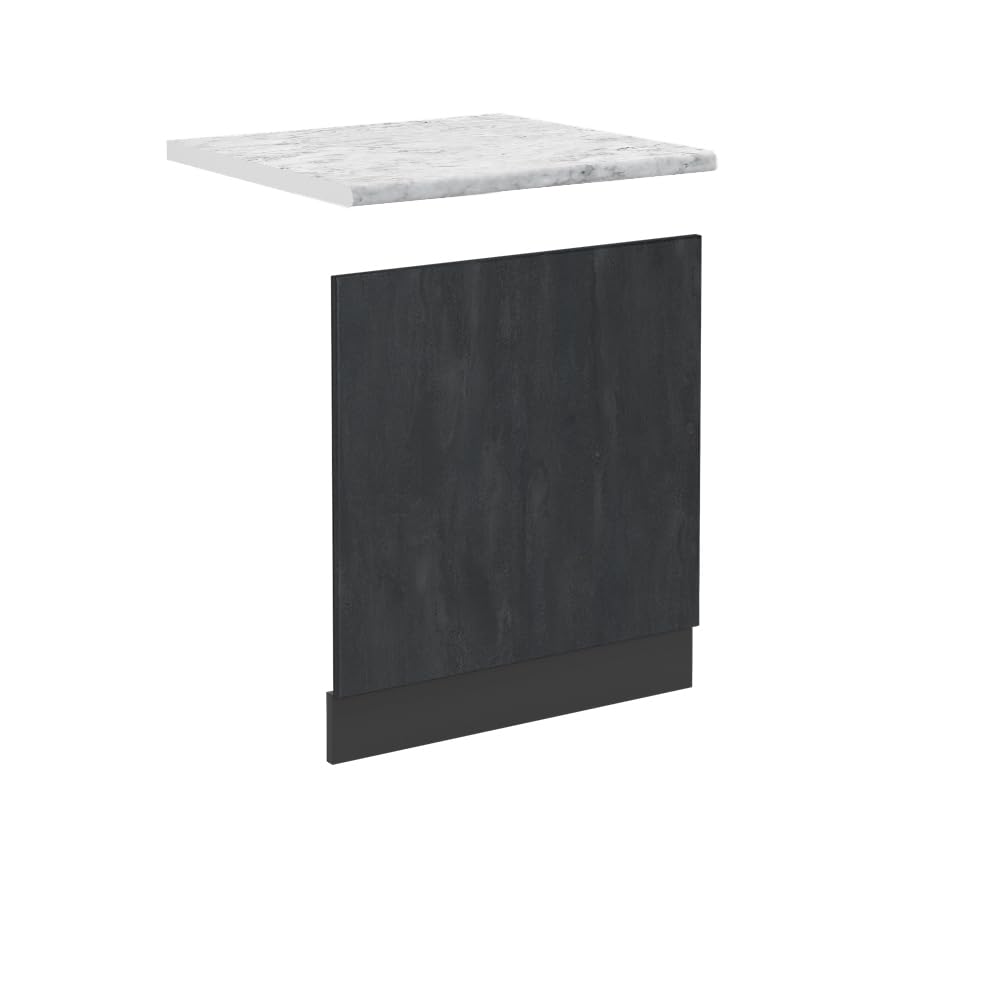 Vicco Front panel Raul, Black concrete, 60 cm โ image 1