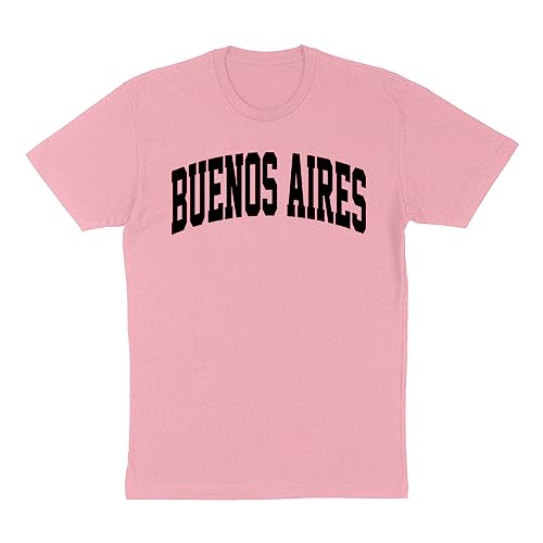 Buenos Aires Collegiate Shirt Unisex Small Pink