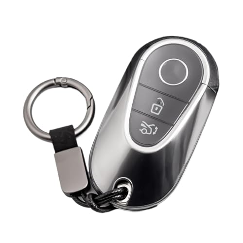 Protégez votre clé Mercedes W206 W223 avec cette coque noire transparente