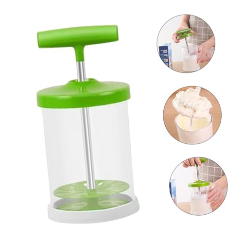 FUNNETOYU 手持ち式ミルク泡立て器 泡だて器 製 洗いやすく簡単操作 カプチーノ ラテ ホットチョコ用キッチンベーキング用品