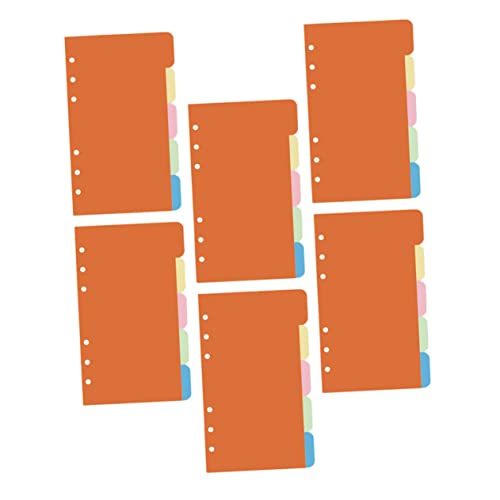 Séparateurs colorés pour bureau et maison MAGICLULU 90 intercalaires classifiés de carnets