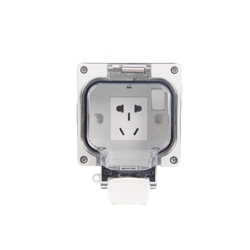 Prise de courant etanche IP66 exterieure avec interrupteur boitier PC