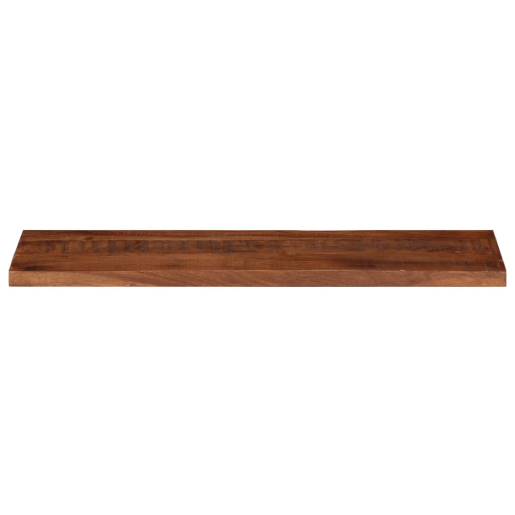 Plateau de table rectangulaire massif en bois vieilli, 100 x 20 x 3,8 cm, pour remplacer la table à manger, design rustique, facile à nettoyer avec un chiffon humide, combinable de manière