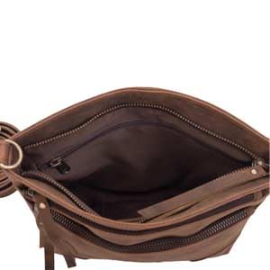 Image of Leather Crossbody Bag for women purse tote ladies bags satchel travel tote shoulder bag, Distressed Tan, Large