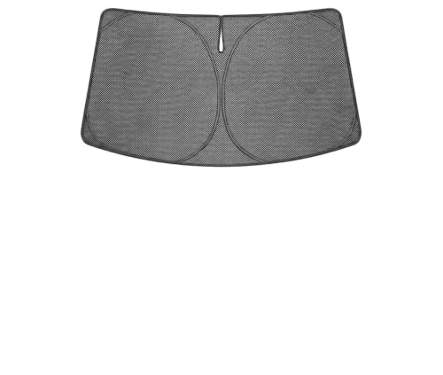 Image of Proadsy Windshield Sun Shade Custom Fit Toyota Tundra 2022-2026 Ice Crystal Black Front Window Sunshade UV and Heat Blocker Foldable Visor Keeps Car Cooler for Summer Parking and Daily Use