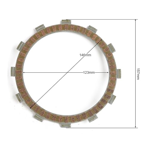 Disque d'embrayage haute performance pour moteurs de compétition 450 - 6