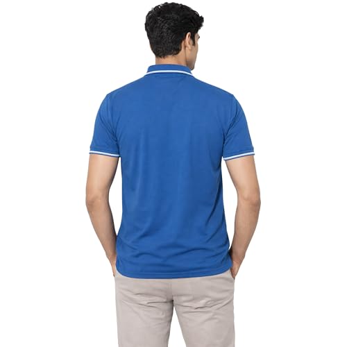 Image of Hangout Hub Men's Polo T Shirt | Solid | Plain Regular Fit Tees|Collar T-Shirts|Half Sleeves|Set of 1 & 2|HH.MP.MAR