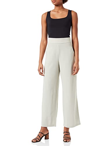 JDY Damen JDYlouisville Catia Wide Pant Jrs Noos Hose, Mineral Gray, L / 32L EU