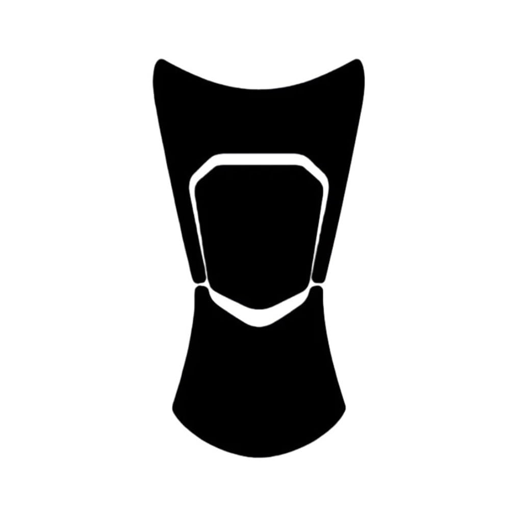 Protection de réservoir moto en cuir dépoli pour SR150GT, noir mat