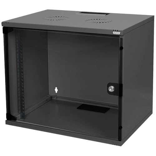 DIGITUS Netzwerkschrank – 19 Zoll 7HE – Unmontiert...