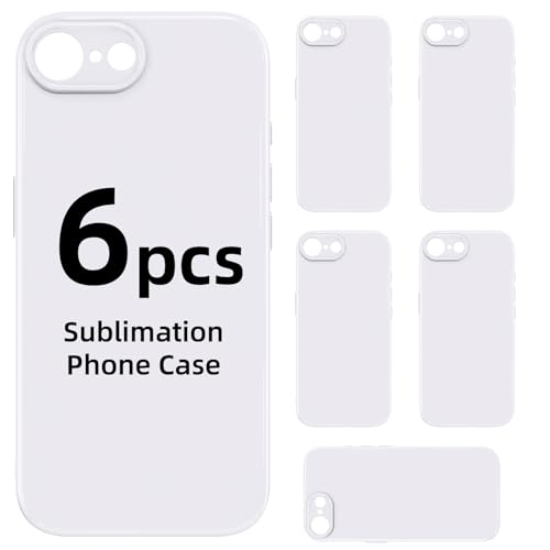 Cinysnt 6 Pieces Sublimation Phone Case Blanks for iPhone 16e / 17e 6.1" by Cinysnt - Used condition - US$14.11