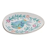 Utilisation multifonctionnelle : convient comme assiette à dessert, assiette à apéritif, assiette à salade en céramique ou plat de service à fruits, répondant à vos besoins en vaisselle de fête avec un seul et élégant plat.