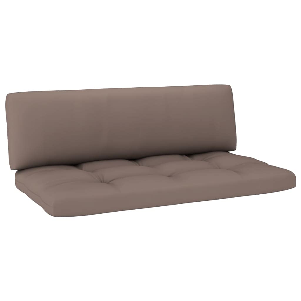vidaXL Pin Impregnado Gris Salón de Jardín Paleta 6 unids con Cojines Muebles de Patio Conjunto de Muebles de Exterior Muebles de Terraza