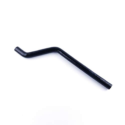 Tuyau de refroidissement en silicone pour radiateur Yamaha Grizzly 660 2002 2003 2004 2005 (noir)