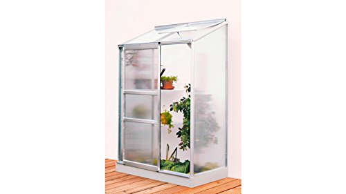 vitavia invernaderos Ida 900, BXT: 130 x 65 cm, aluminiumfarben Color Plateado