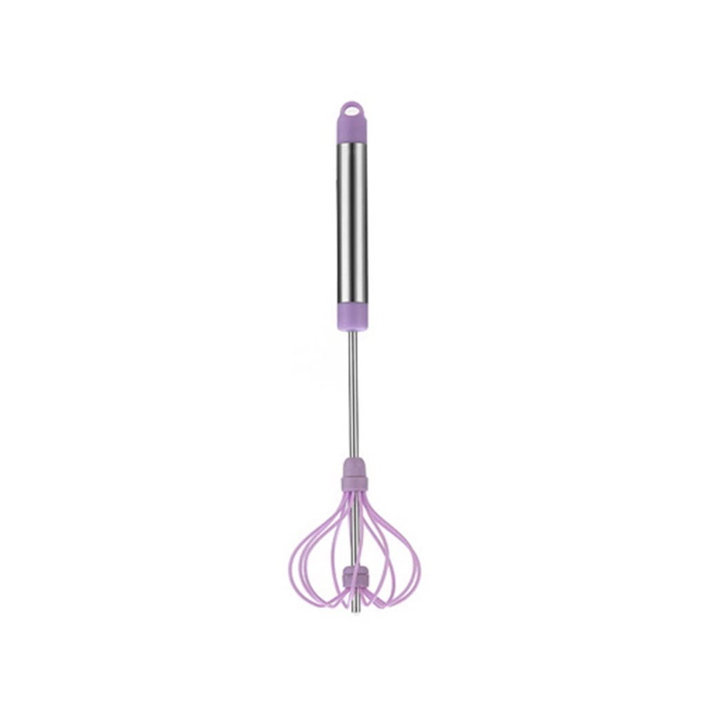 Semi Automatic Stainless Steel Egg Mixer Milk Frother Hand Mixer Whisk For Color A Size As the picture