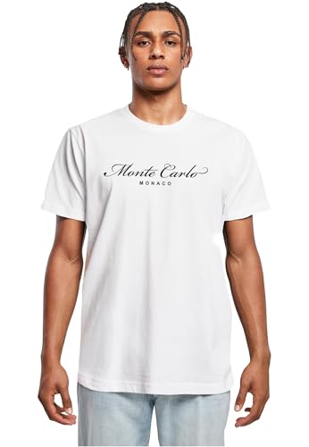Mister Tee Herren Monaco Monte Carlo Tee White, L