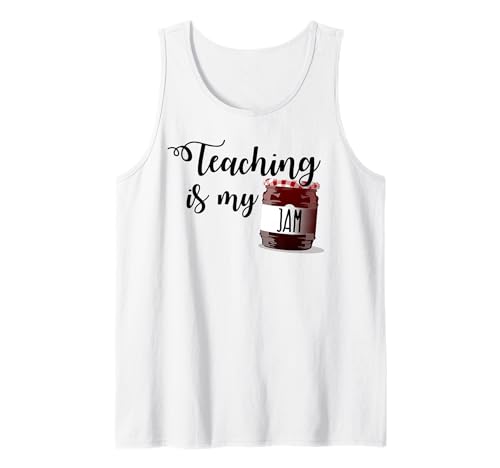 TEACHING IS MY JAM Funny Teacher Back to School Meme Débardeur