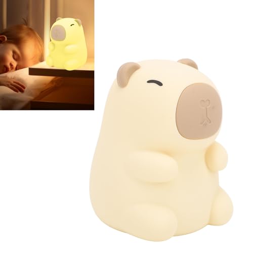 Lámpara de Noche Capybara Recargable RGB con Control Táctil miniatura 7