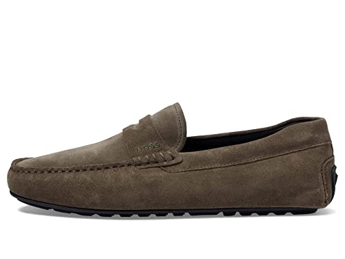 Image of BOSS Men's Noel Suede Drivers Loafers