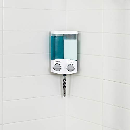 Better Living Products, White 76254-1 Euro Series 2-Chamber Soap And Shower Dispenser #TOP2