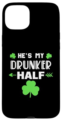 He's My Drunker Half Couples ���p�g���b�N�f�[ �}�b�`���O �X�}�z�P�[�X iPhone 15 Plus �p