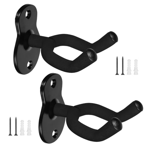 ALICEEDG 2 supports muraux pour guitare, support mural pour guitare, support mural rembourré pour guitare, support pour guitare acoustique, guitare classique, basse, guitare électrique, ukulélé